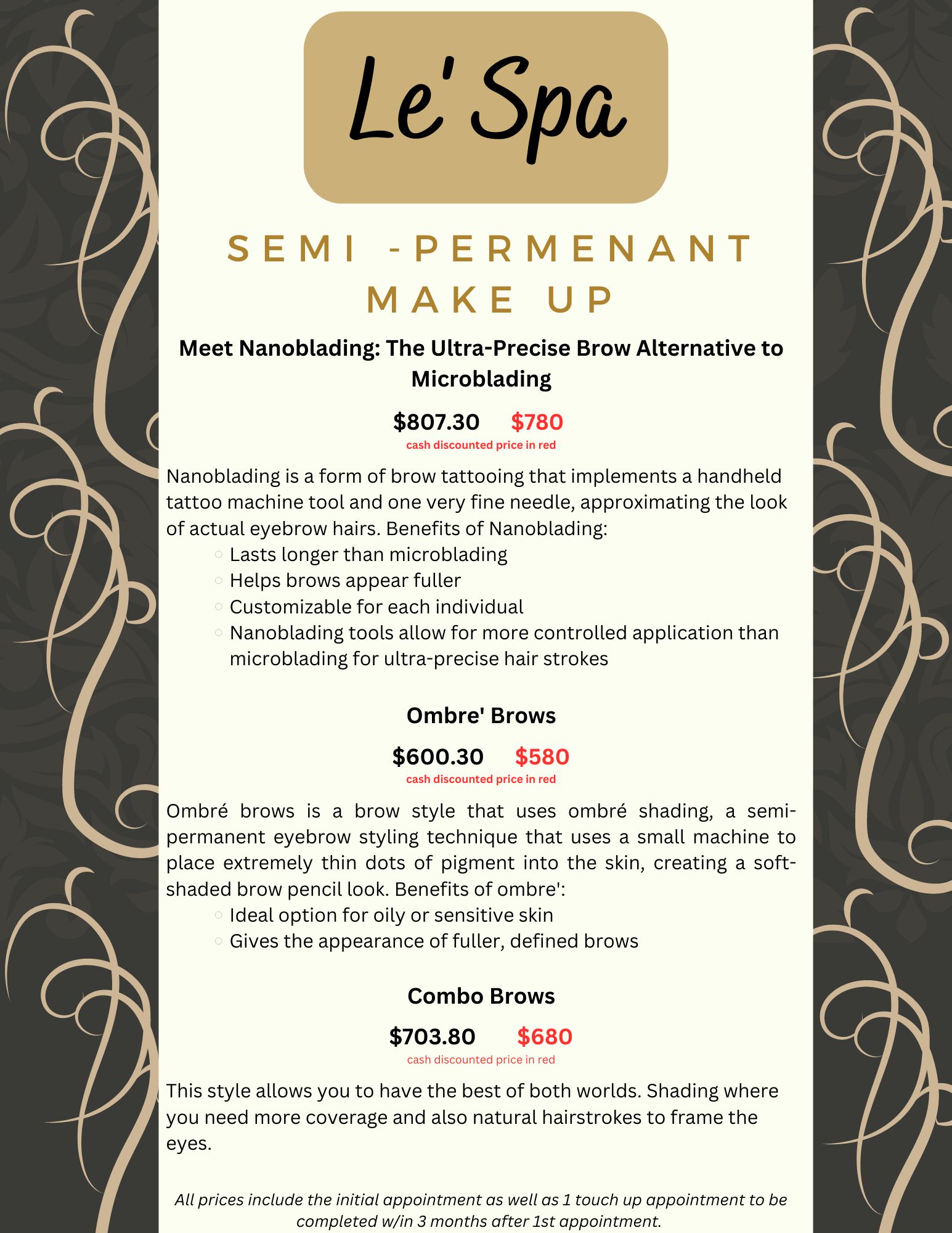 Semi Permanent Makeup Le Spa